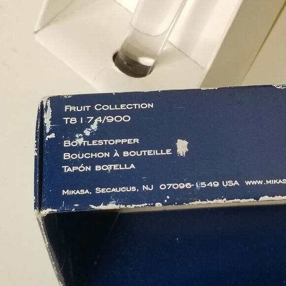 Mikasa Fruit Collection Grape Wine Bottle Stopper‎ - Picture 5 of 6